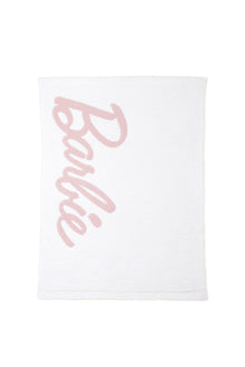 CozyChic Barbie Blanket | Sea Salt/Dusty Rose