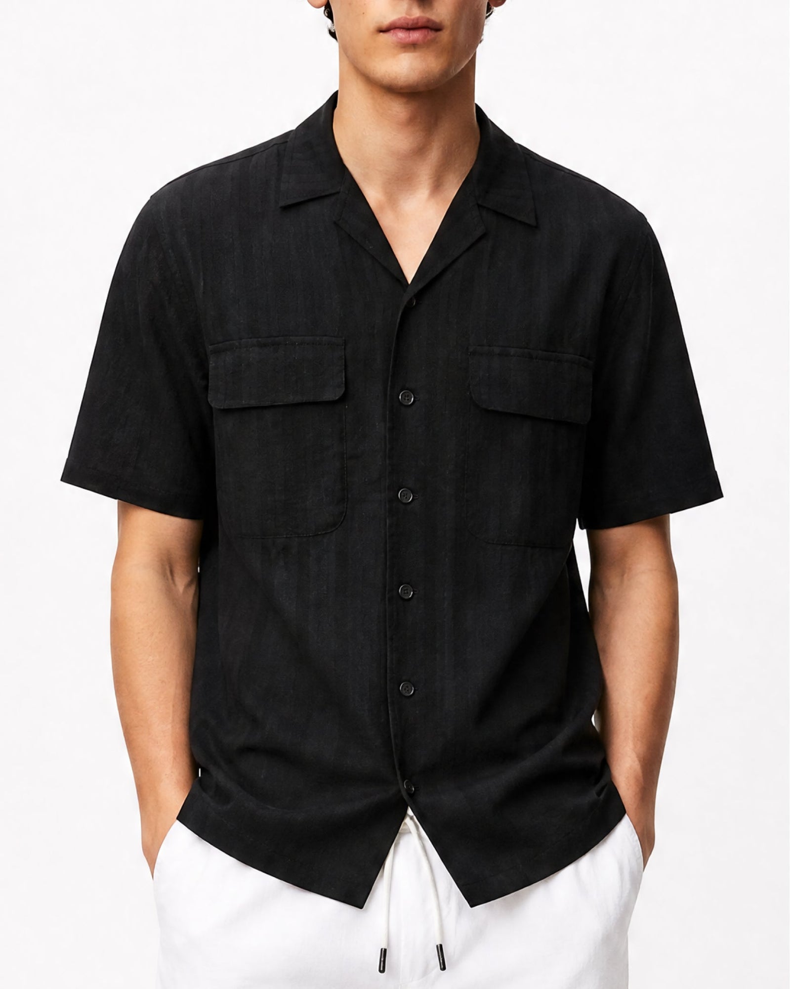 Mens | Utility Camp Shirt | Black