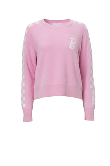 Womens | CozyChic Ultra Lite Checkered Barbie Pullover | Barbie Pink