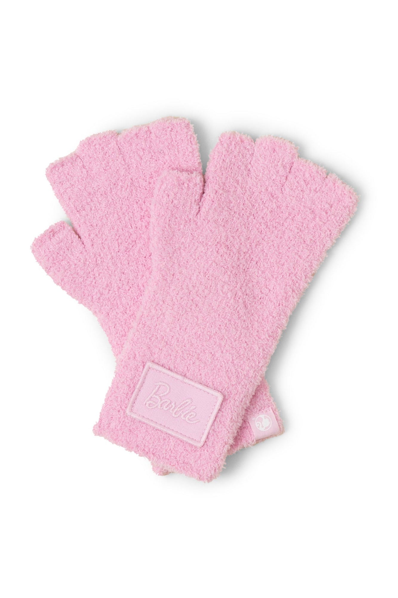 Youth | Cozychic Barbie Fingerless Gloves | Barbie Pink