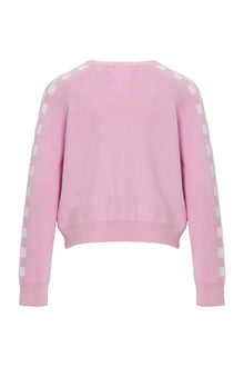 Youth | Cozychic Ultra Lite Checkered Barbie Pullover | Barbie Pink