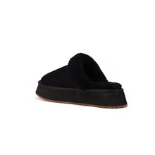 MULE PLATFOAM SUEDE BLACK - Australia Luxe Collective