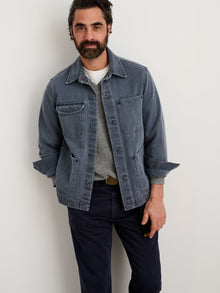 Men | V-Neck Sweater | Lightweight Cashmere Heather Grey