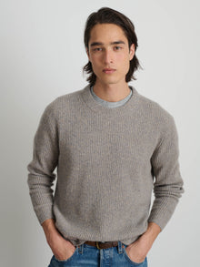 Men | Jordan Sweater | Marled Cashmere Marled Granite