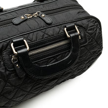Chanel | Pre-Owned Paris New York Quilted Nylon Duffle Handbag | Black