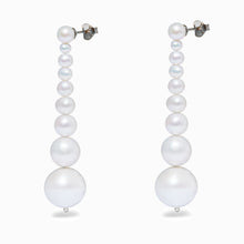 Naoko Earrings | Sterling Silver | Freshwater Pearls
