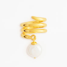 Cam Ring | 18K Gold Vermeil | Freshwater Pearls