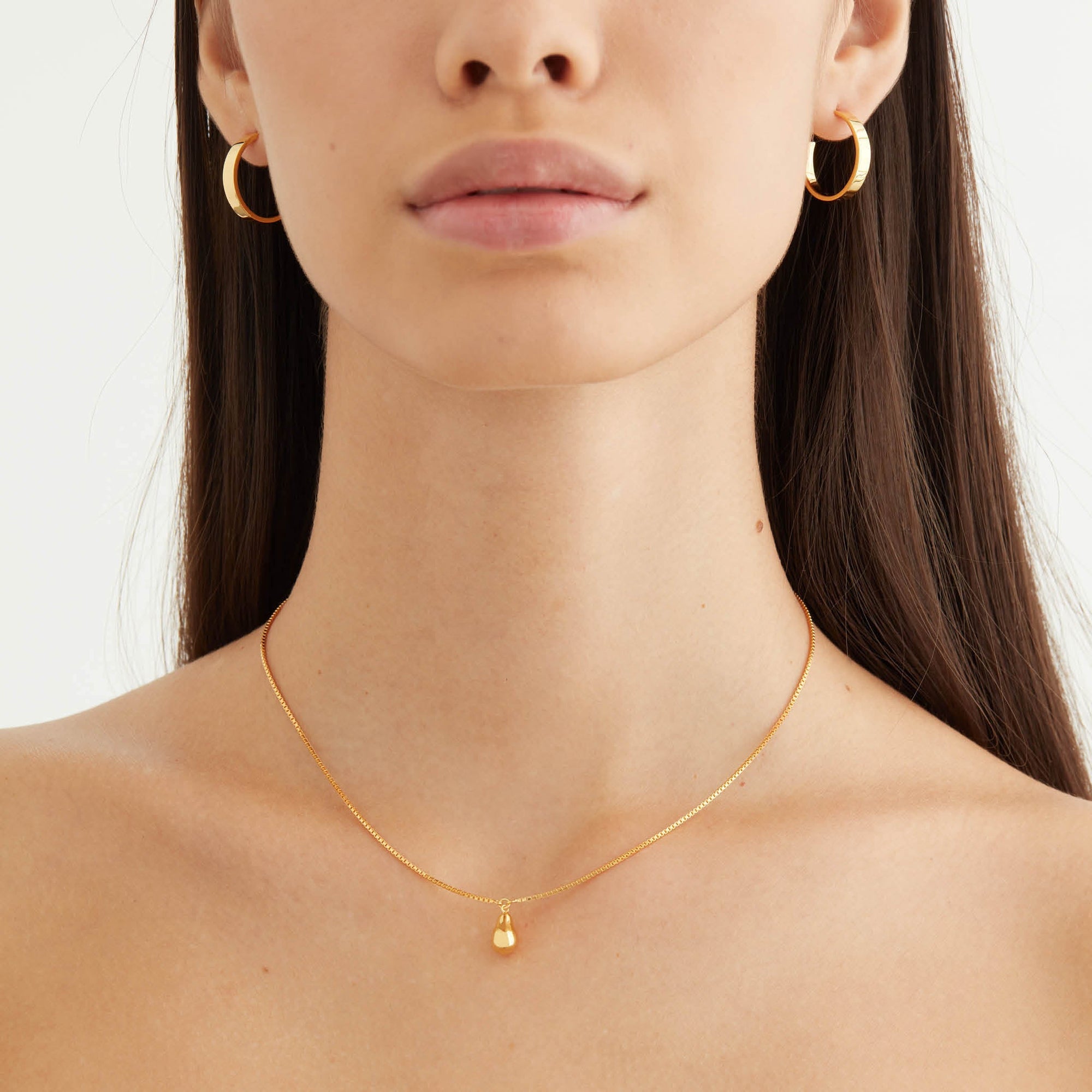 Pear Pendant | 18K Gold-Plated on Sterling Silver
