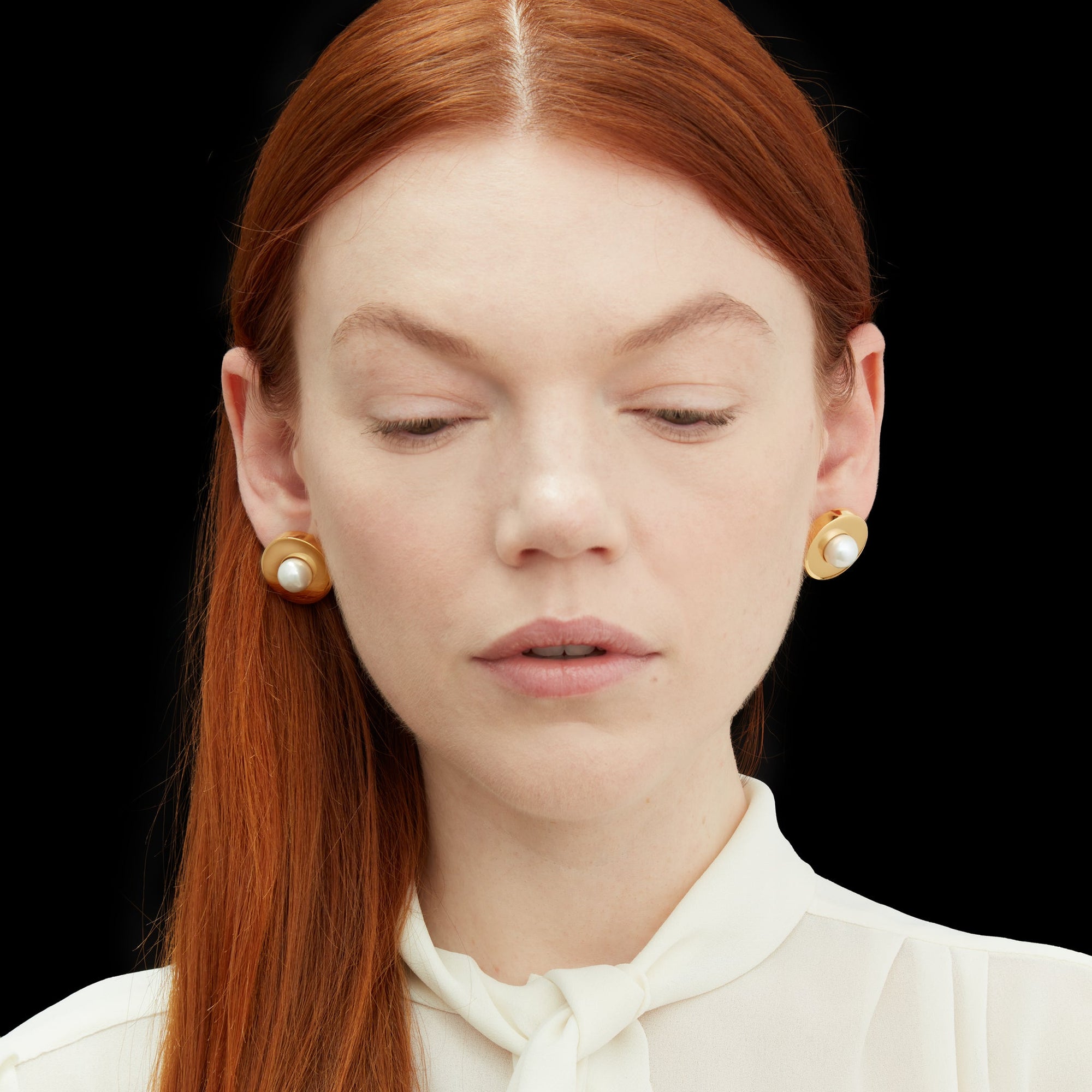 Constantine Earrings | 18K Gold Vermeil | Freshwater Pearls