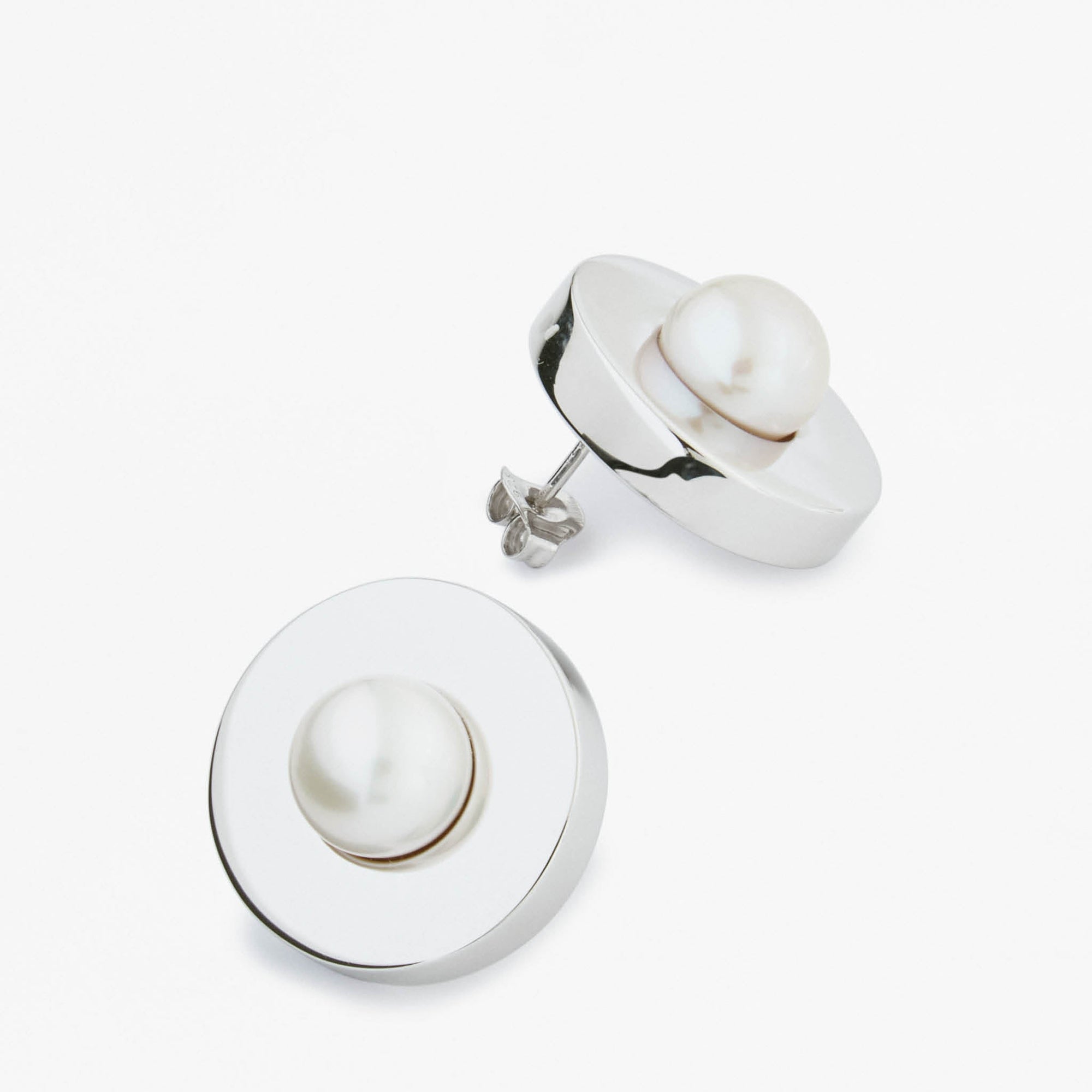 Constantine Earrings | Silver | Freshwater Pearls