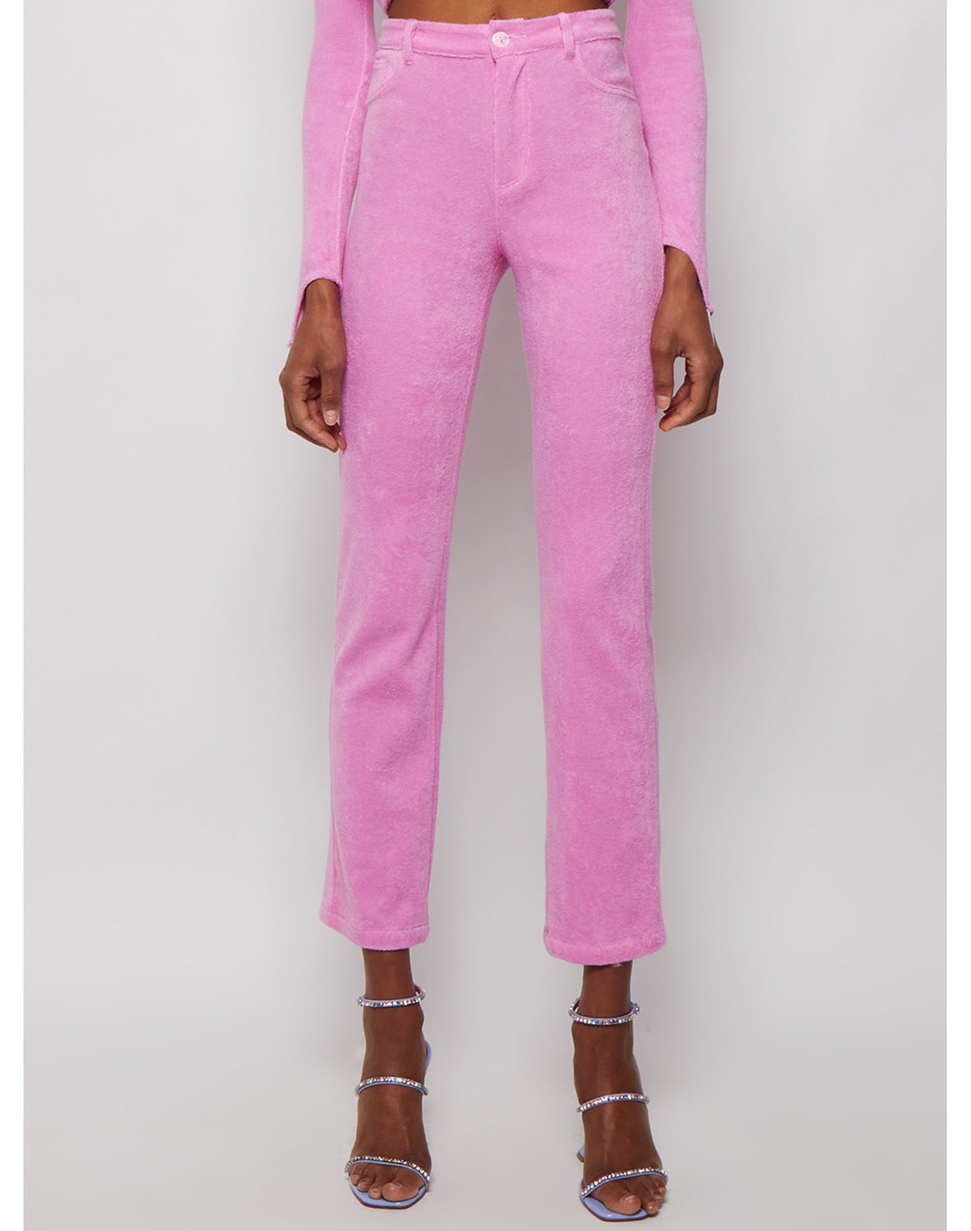 Maisie Wilen | Women | Terry Mocku tary Jeans | Pink