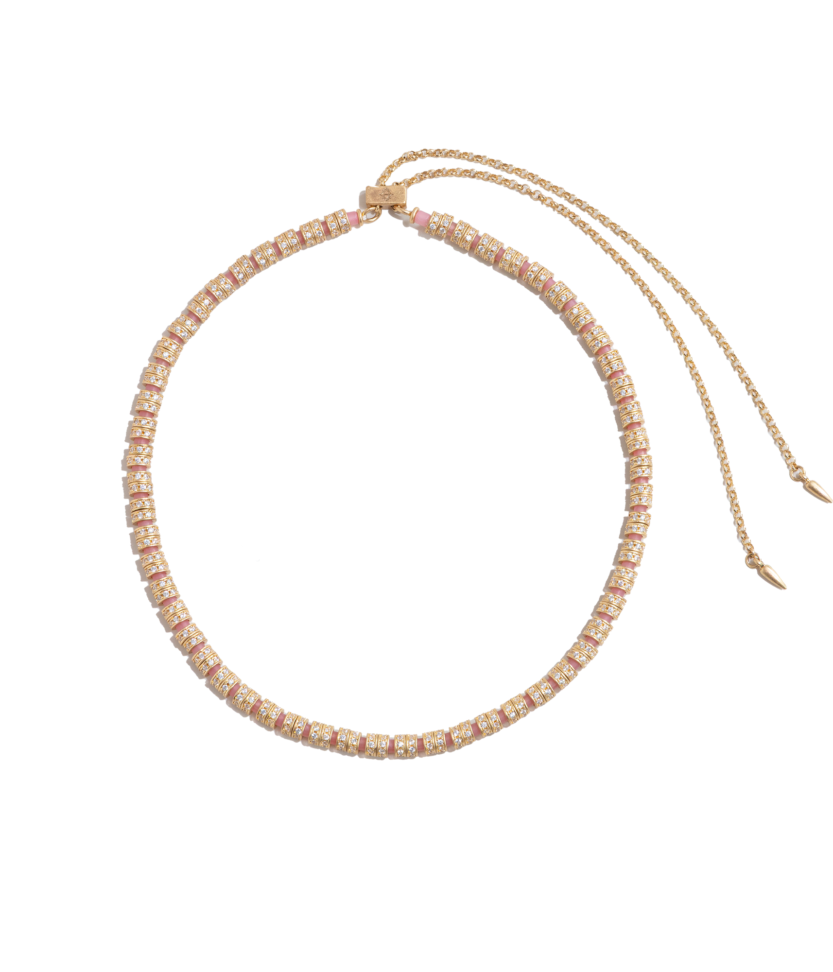 Manon Slider Necklace | Coral