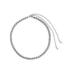 Manon Slider Necklace | Black