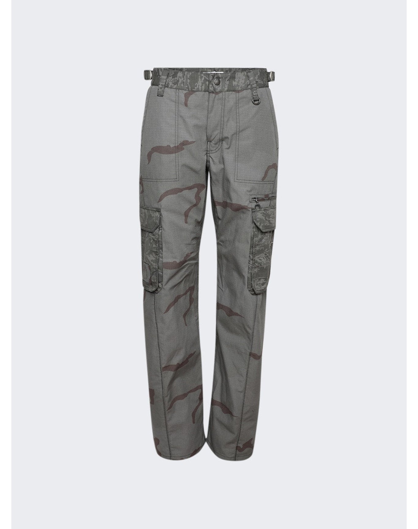 Marine Serre | Women | Regenerated Cargo Pants | Dark Grey