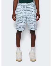 Marni | Men | Cotton Poplin Shorts | Arctic Blue