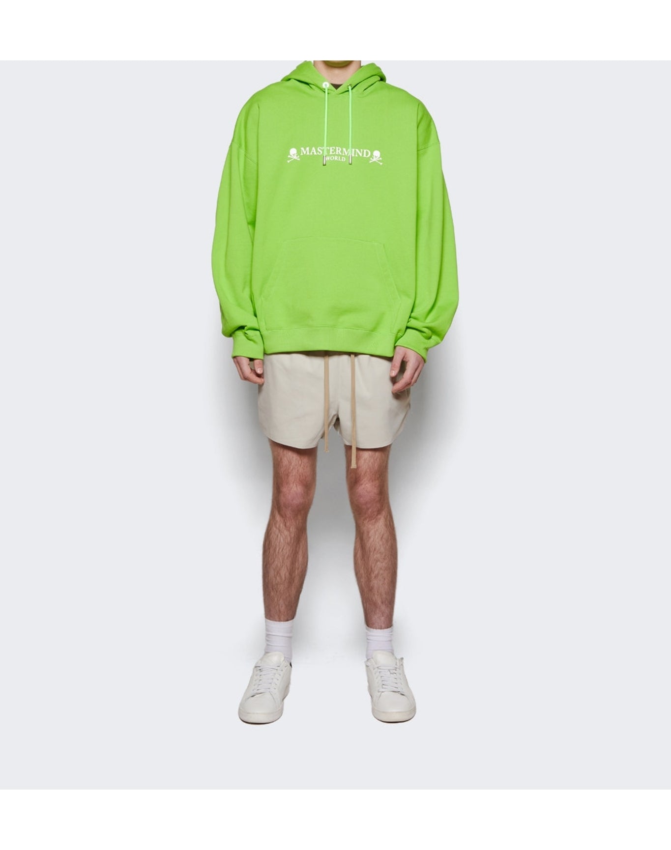 Mastermind World | Men | Logo Skull Hoodie | Lime Green