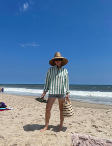 Womens | The Pop-Over Shirt | Green