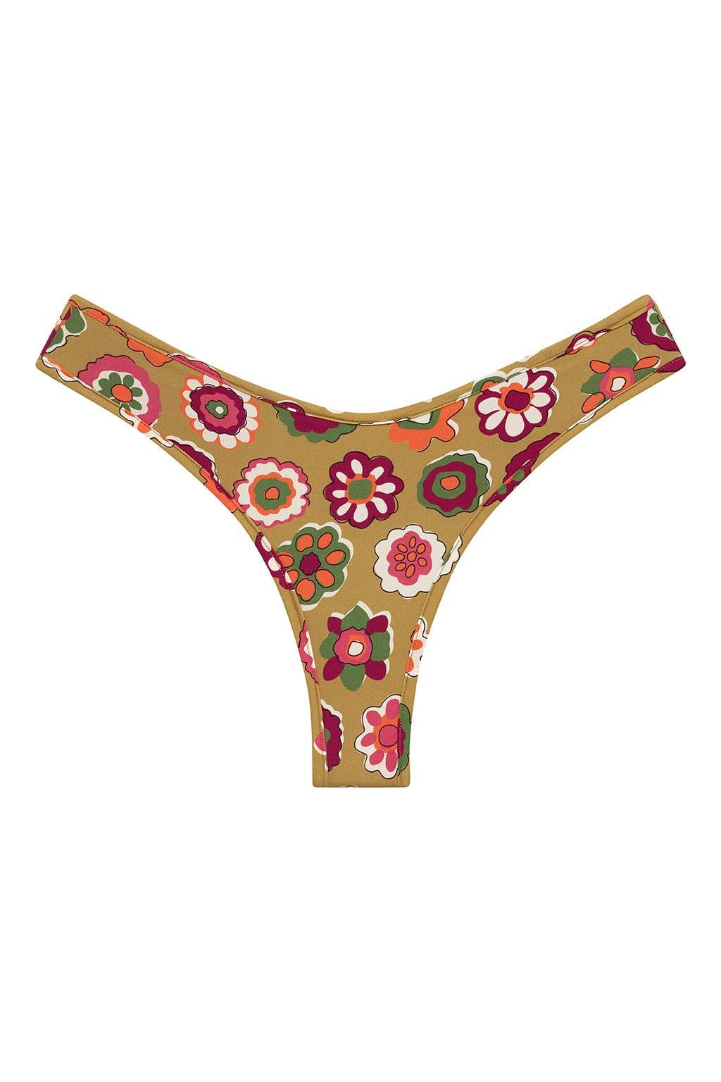 Added Coverage Lulu Bikini Bottom | Mazzy Floral