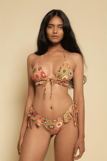 Emma Ruffle Bikini Top | Mazzy Floral