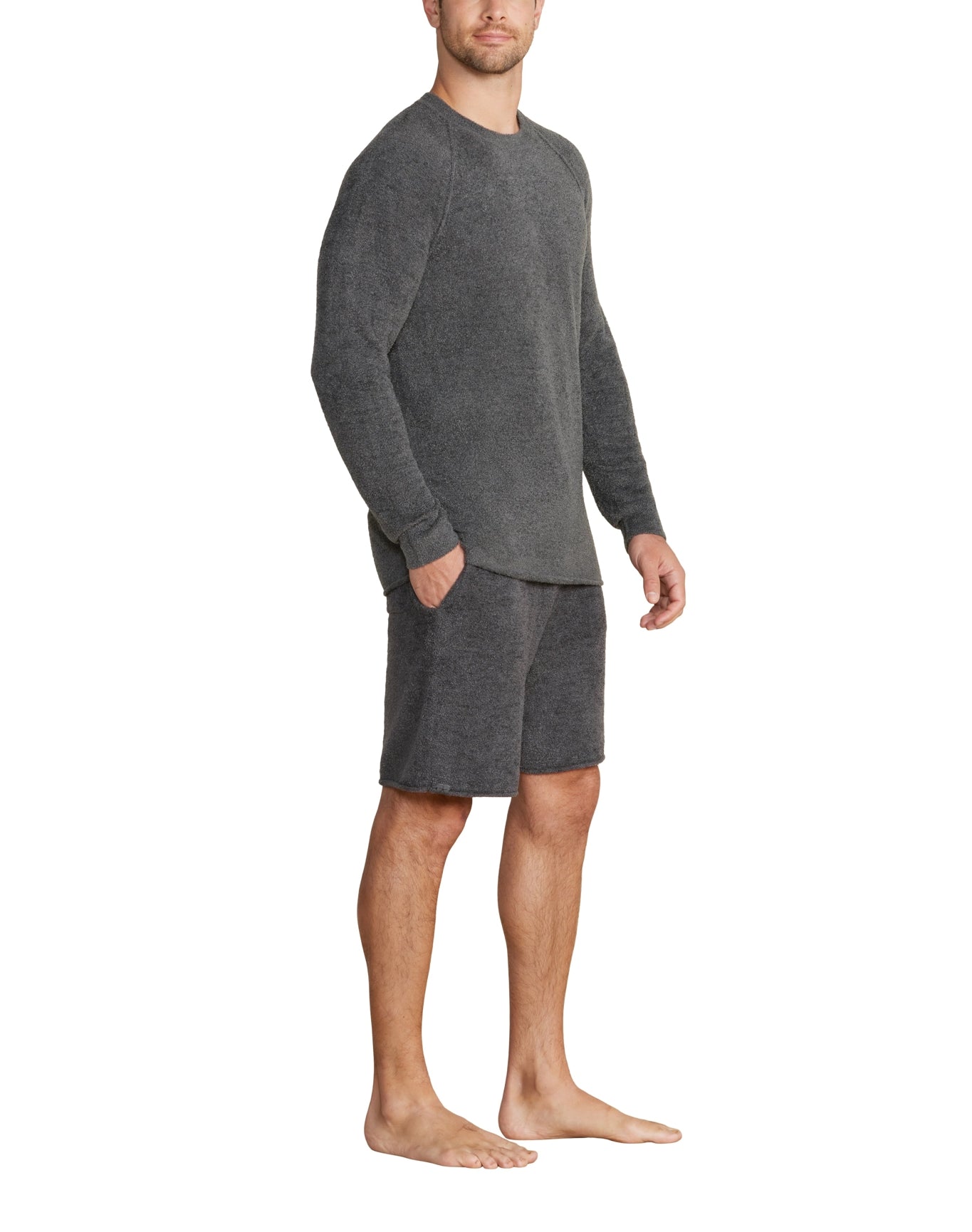 Men | Cozychic Lite Raglan Pullover | Carbon