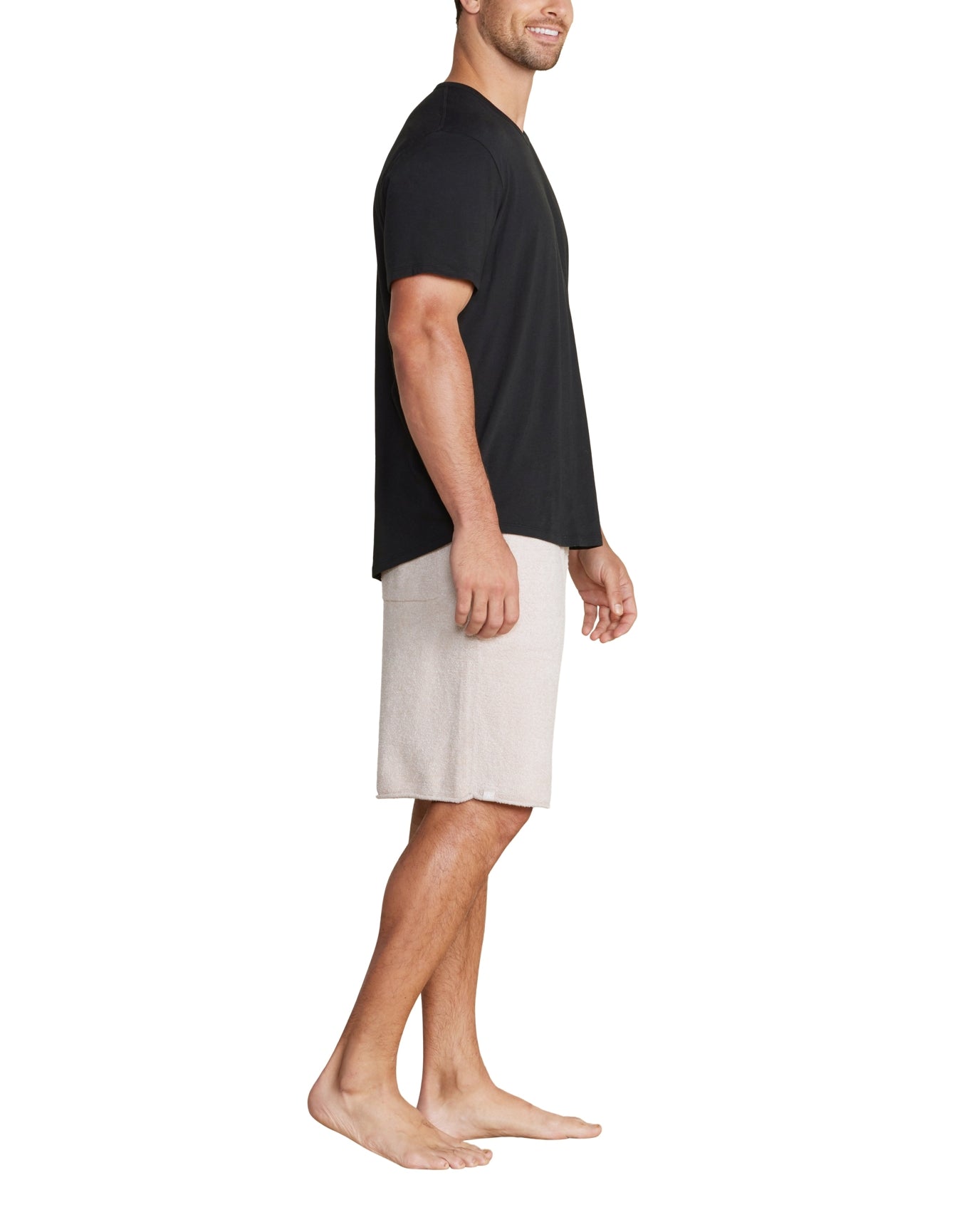 Men | Cozychic Lite Rolled Edge Shorts | Stone