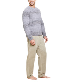 Men | Cozychic Ombre Pullover | Dark Gray Multi