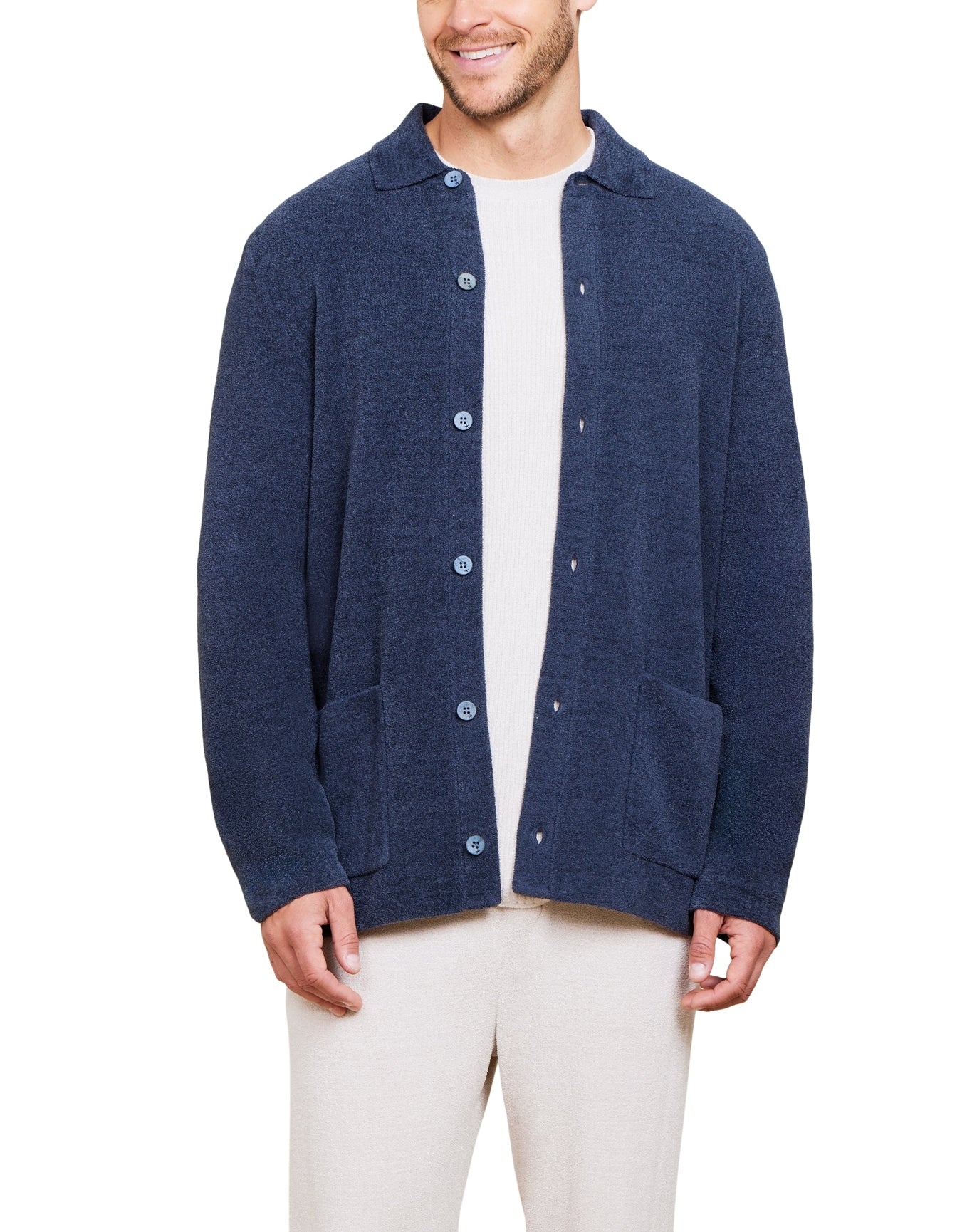 Men | Cozychic Ultra Lite Button Down Cardi | Indigo