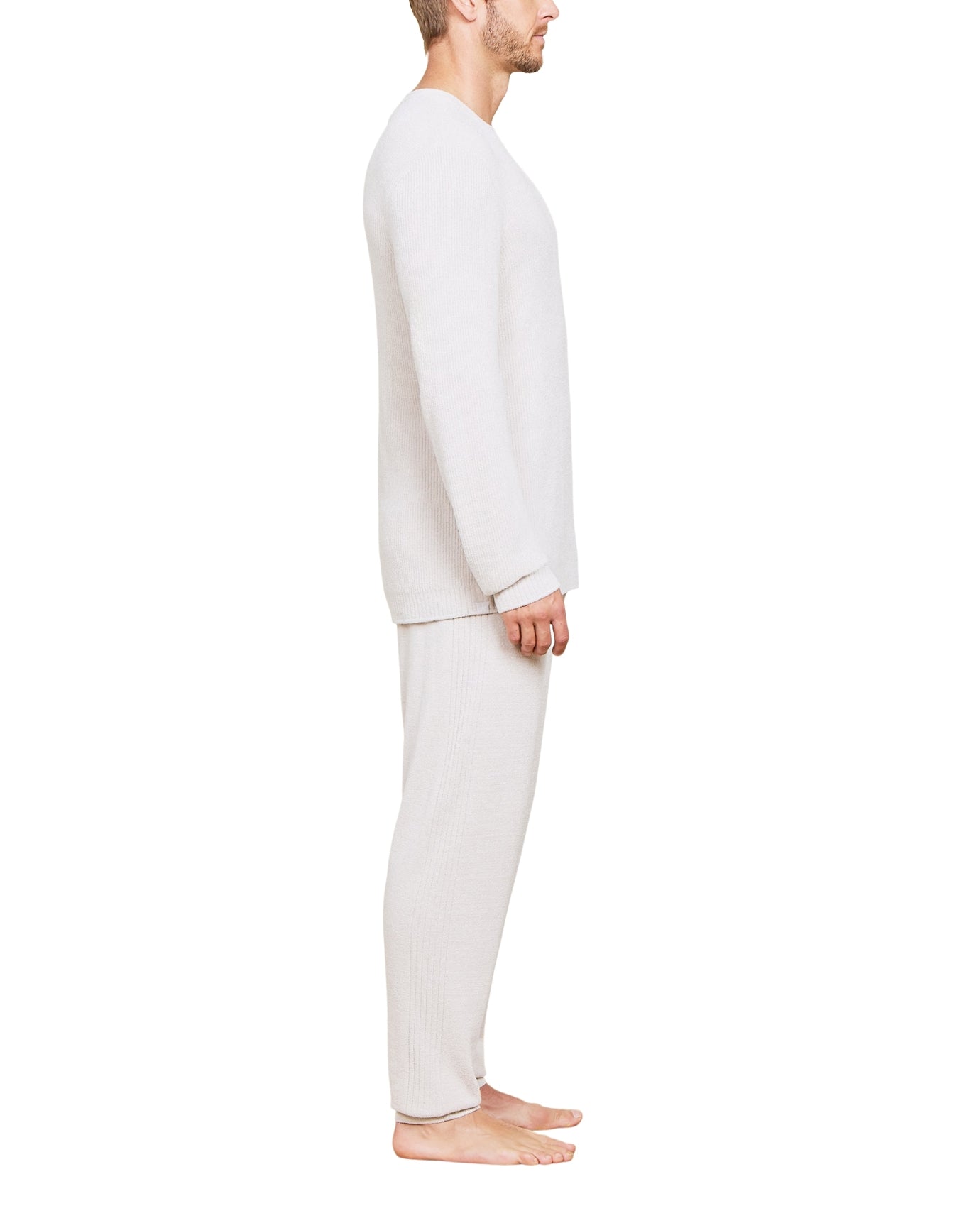 Men | Cozychic Ultra Lite Ribbed Crewneck | Silver