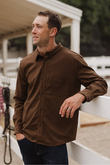 Men | John Shirt | Brown