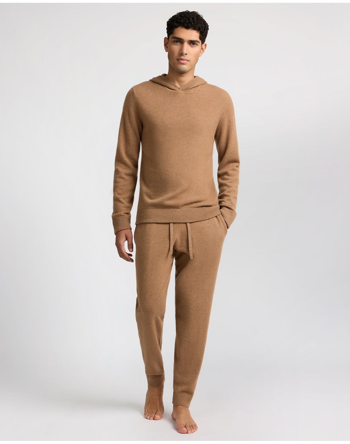 Men | Knit Jogger | Camel