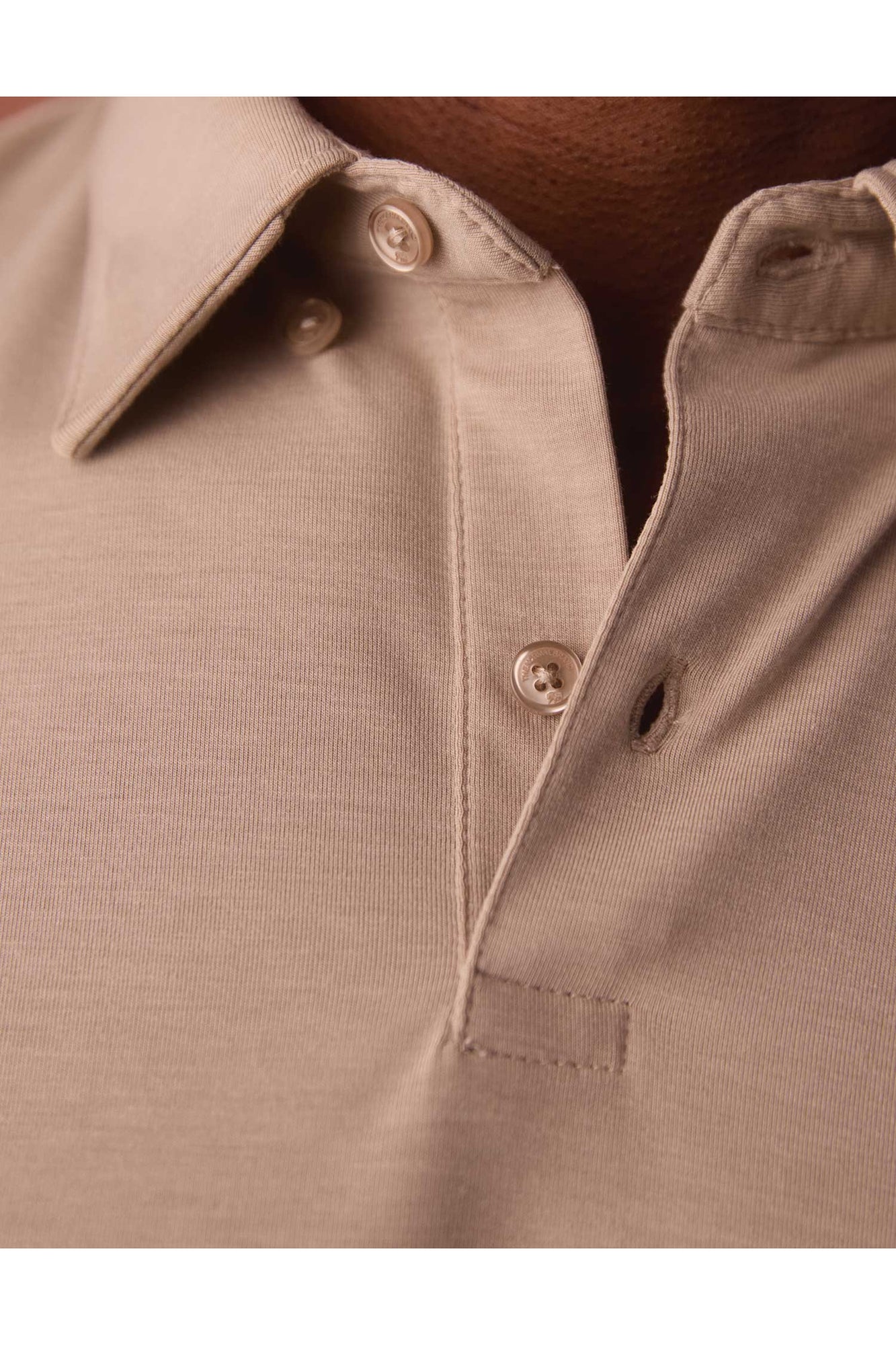 Men | LuxeJersey Polo | Fawn