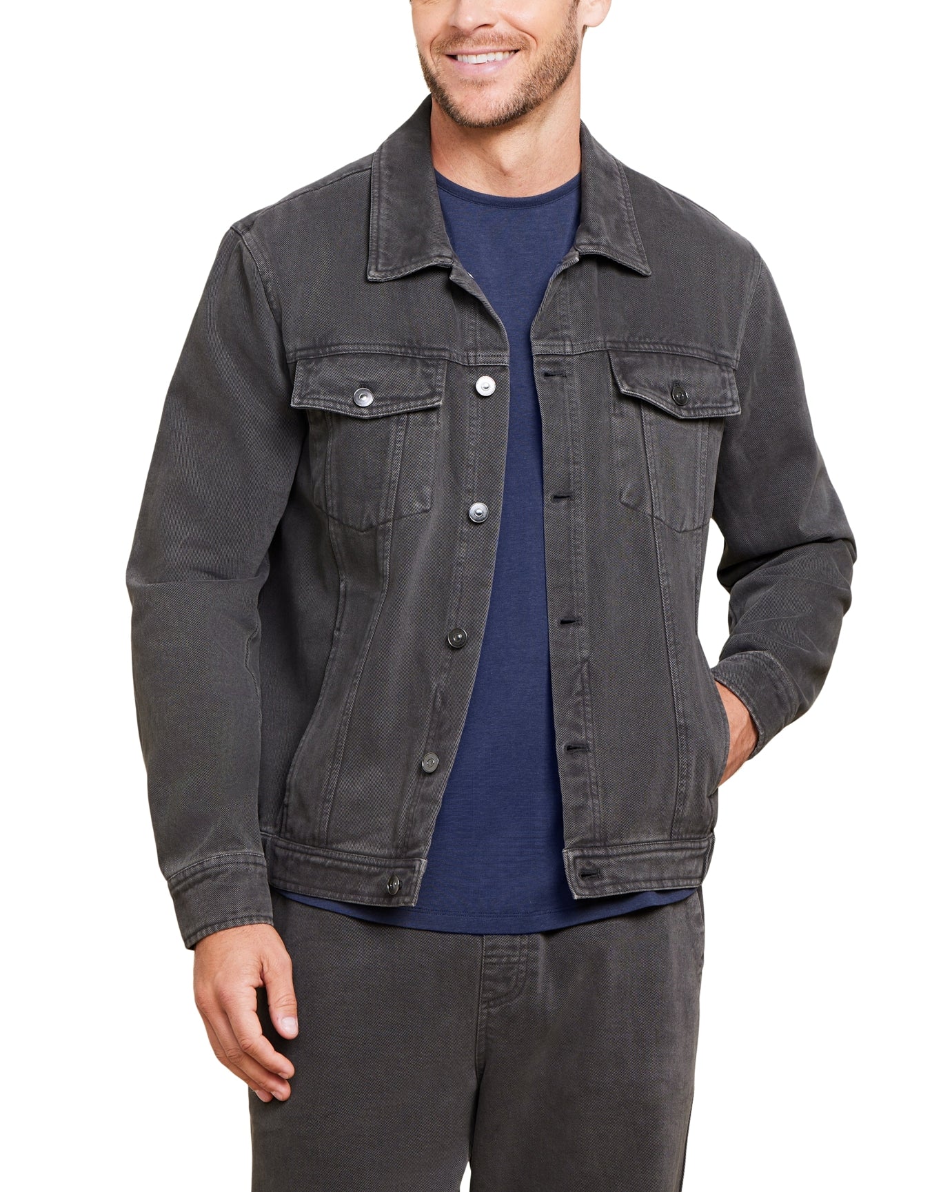 Men | MC Brushed Twill Jacket | Carbon