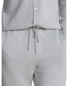 Men | MC s French Terry Jogger With Woven Placket | He Gray