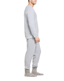 Men | MC s Waffle Knit Raglan Pullover | Carbon