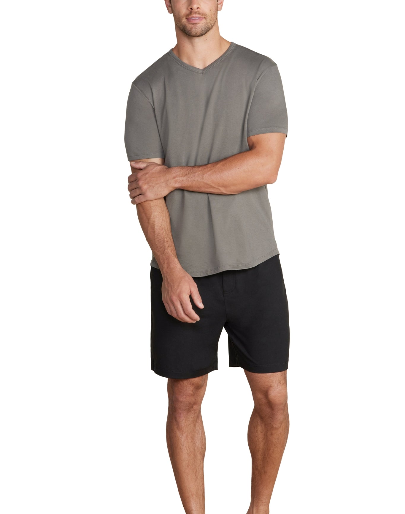 Men | MC s Washed Jersey Short Sleeve | Steel