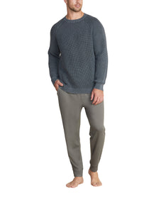 Men | Sunbleached Ribbed Pullover | Coal