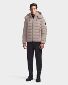 Men | NOAH Down Puffer | Cement