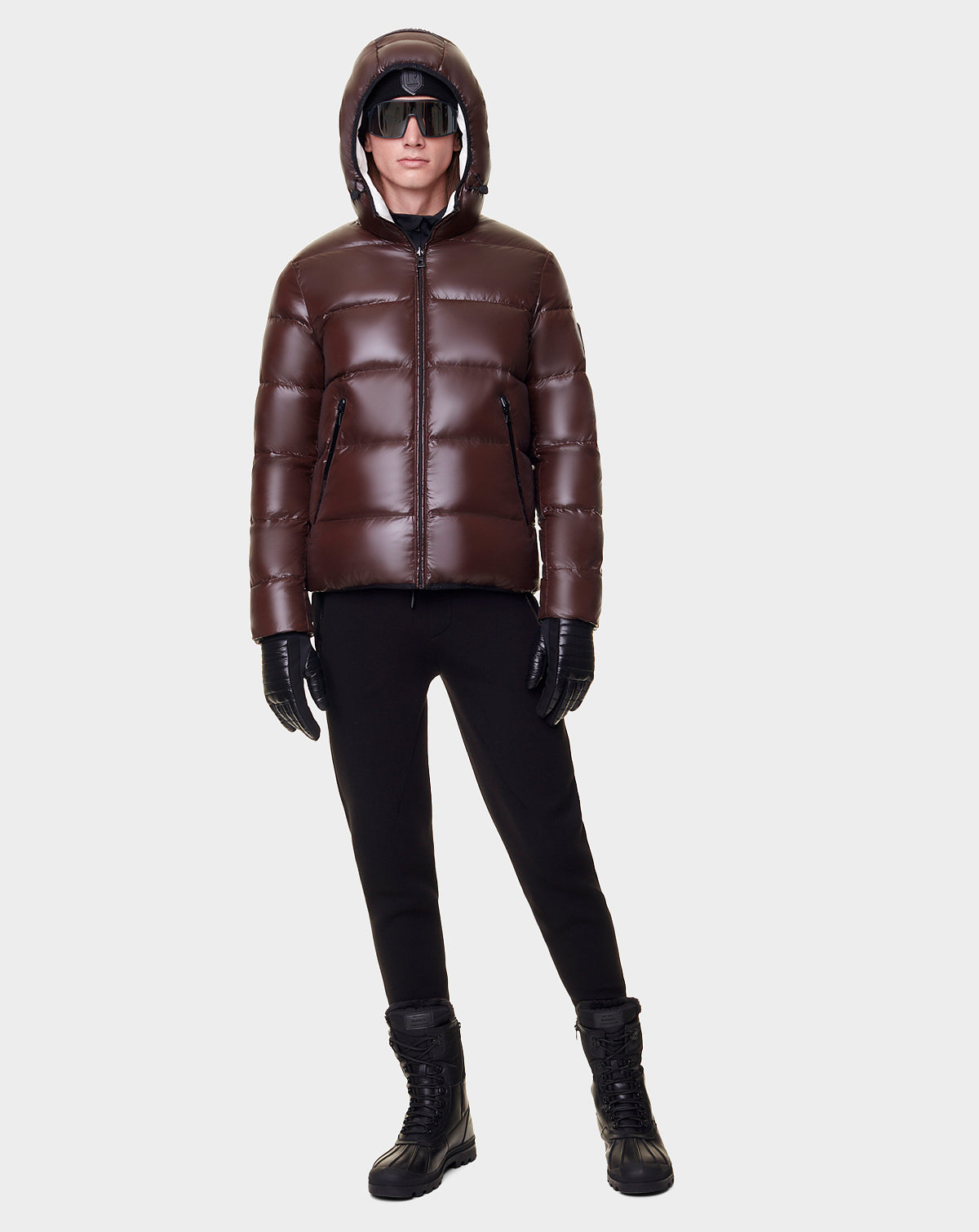 Men | CARTER Reversible Down Puffer | Chocolate