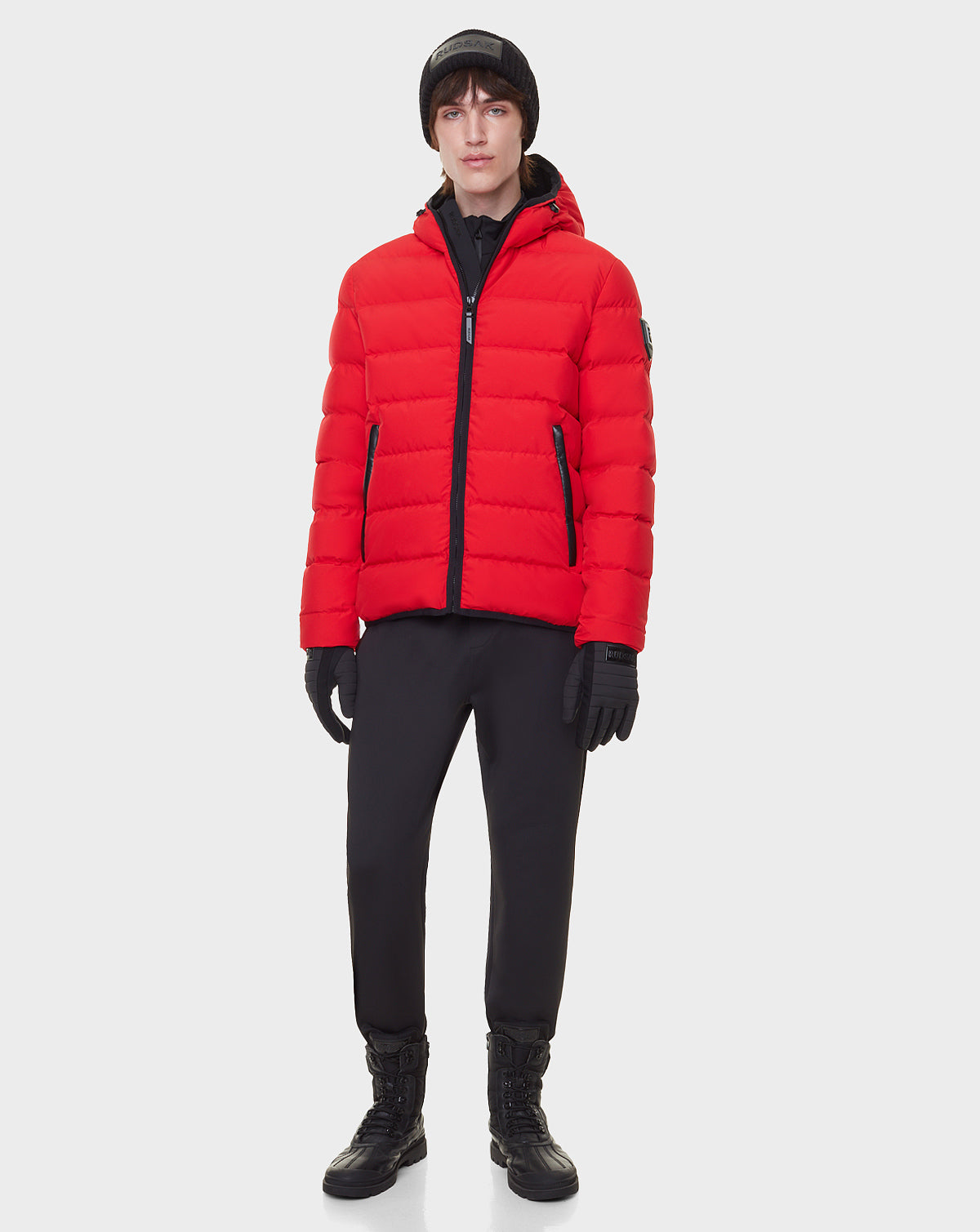 Men | DEMIAN Down Puffer | Poppy Red