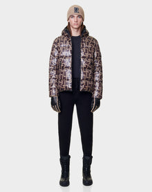 Men | CARTER Reversible Down Puffer | Rudsak Pattern