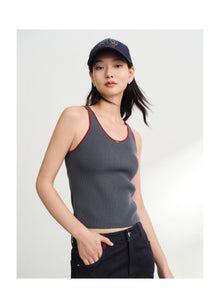 Merino Wool Knit Vest | Grey