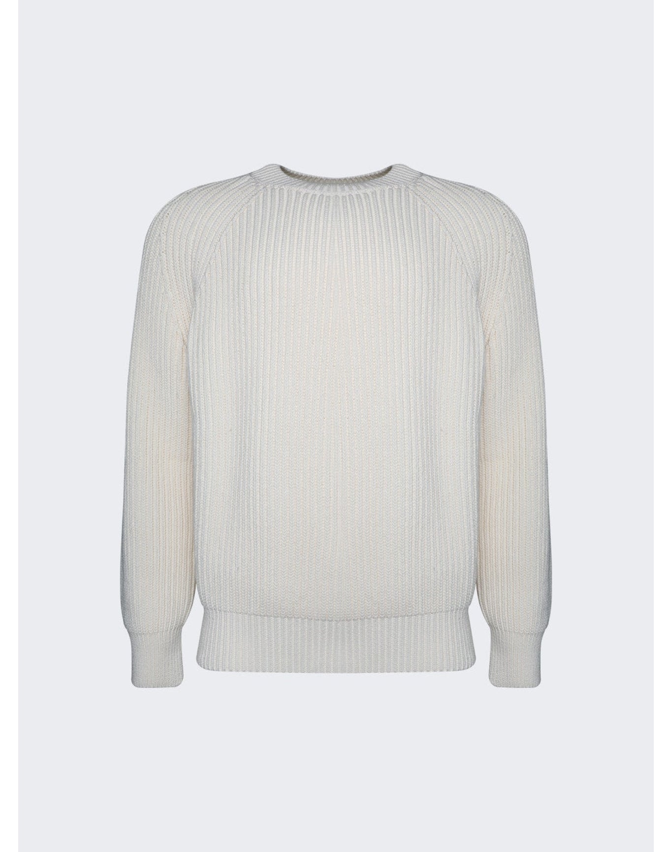 Meta Campania Collective | Men | Michel Exaggerated Rib Crewneck Sweater | Butter White