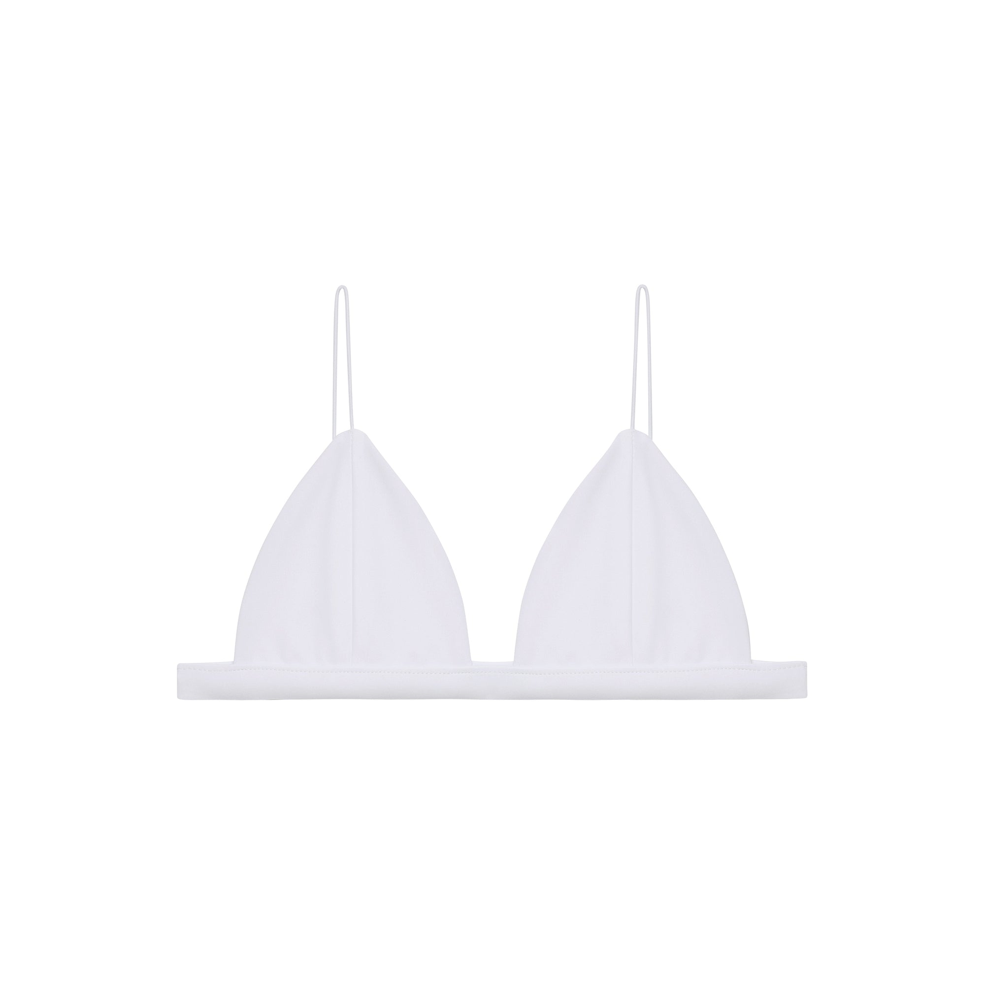 Micro Perfect Match Triangle Top | White Matte