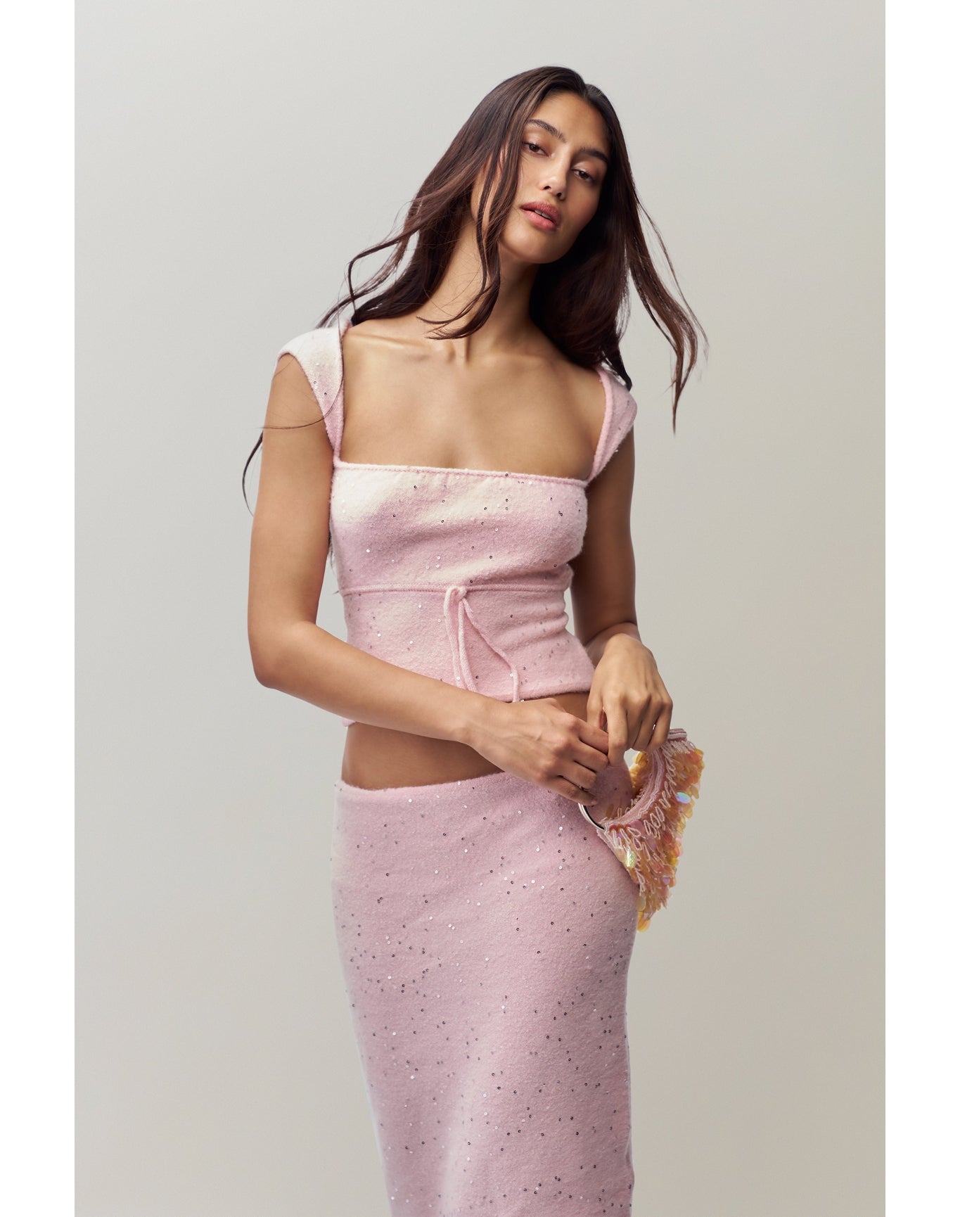 Miki Sequin Knit Top | Ballet Slipper