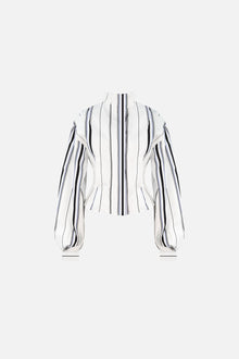 Mindy Cotton Jacket | Offwhite Striped