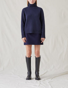 Womens | The Mini Skirt | Navy
