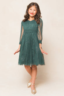 Girls | Mini Stella Dress | Green