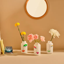 Rock And Pop Vase - Small | Opal White | Design 2