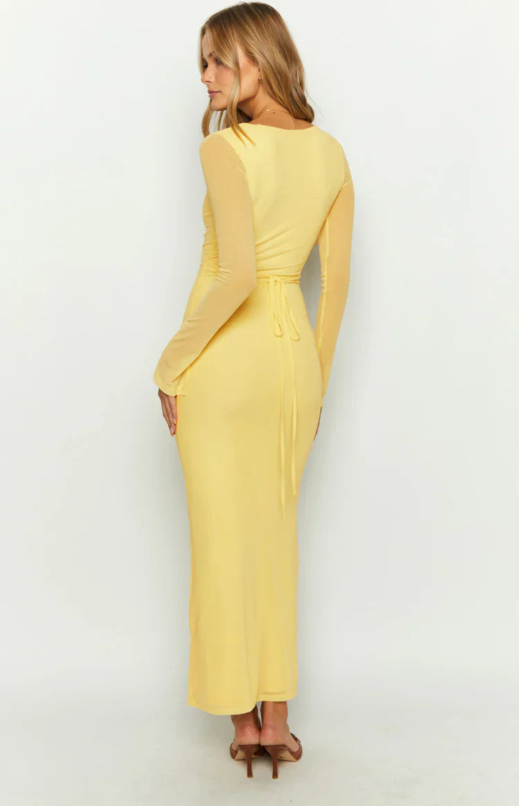 Monni Maxi Dress | Yellow