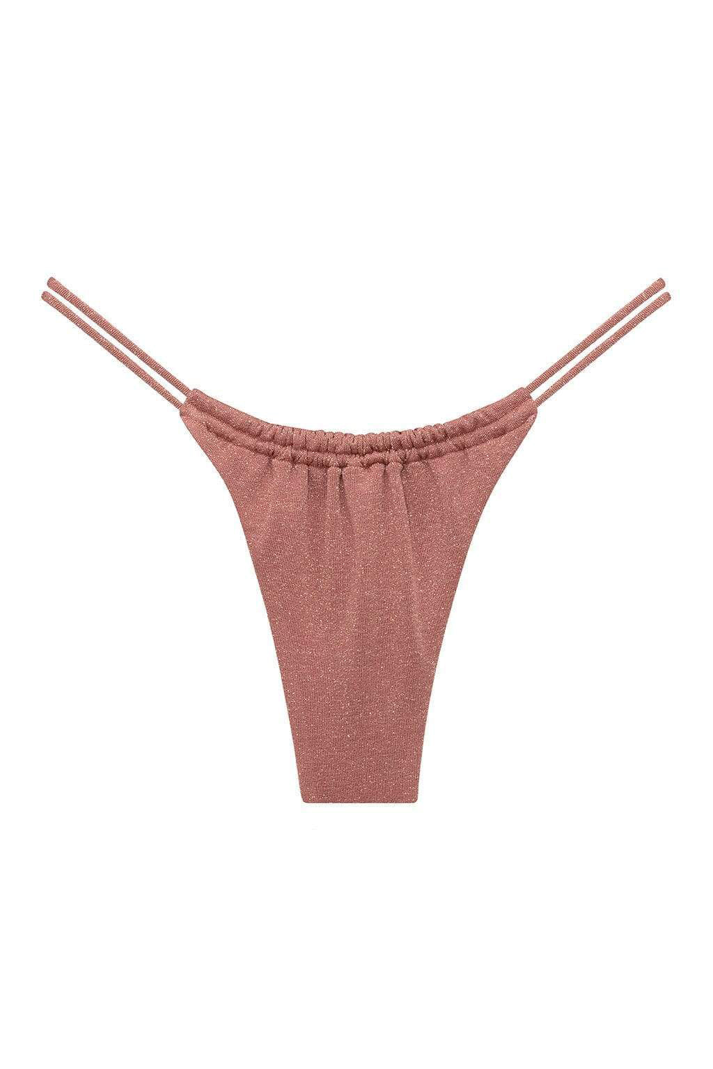 Brasil Bikini Bottom | Mauve Sparkle